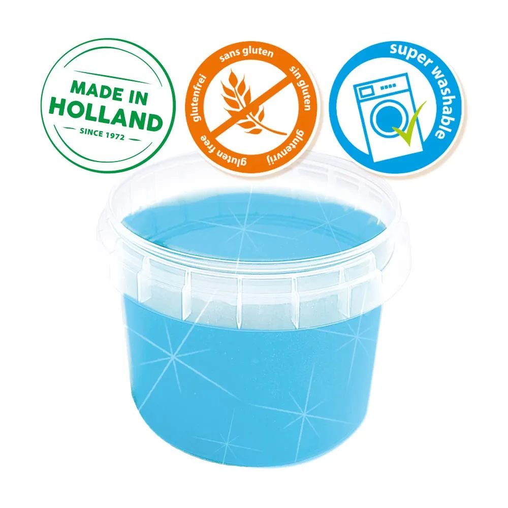 SES Slime blå glitter slim 140 g strækbar