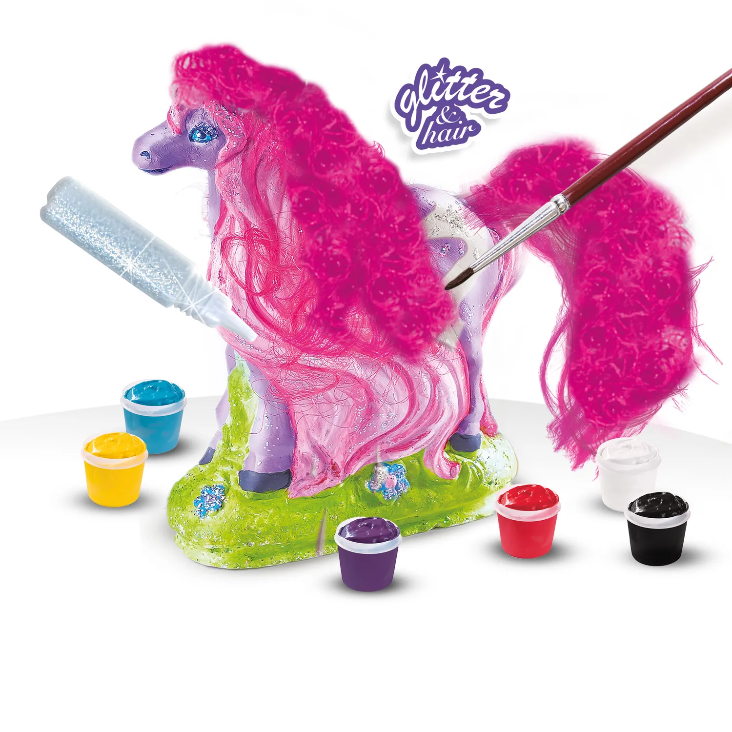 SES Creative Støb og mal Hest med manke gipssæt