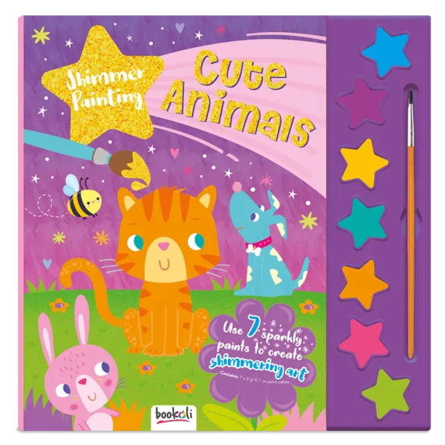 Decoden Magic Shimmer Painting Cute Animals malebog