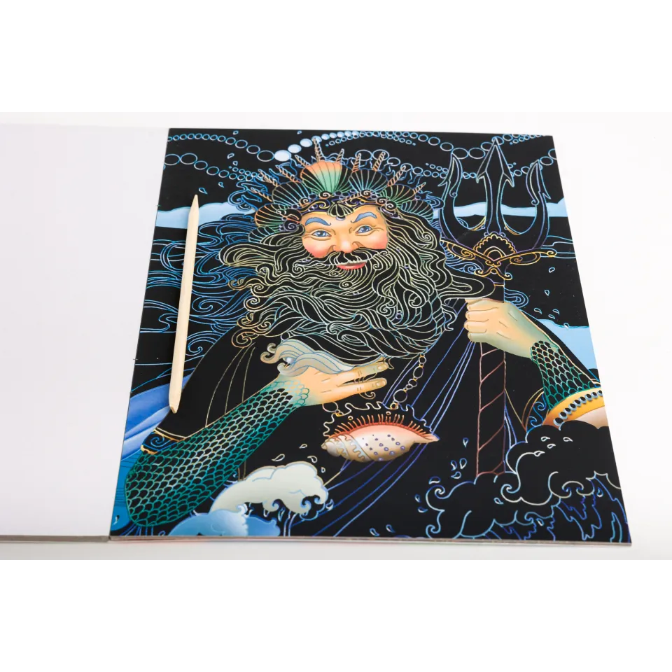 Decoden Magic Picture Etch Underwater Worlds skrabebog