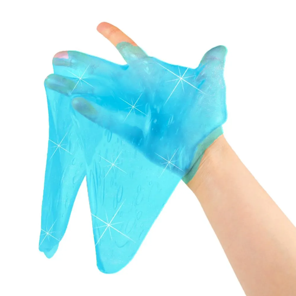 SES Slime blå glitter slim 140 g strækbar