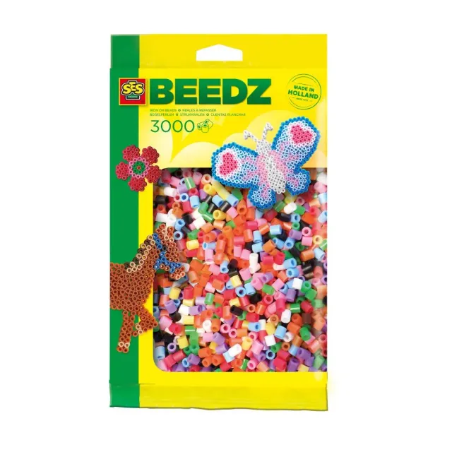 SES Creative Beedz strygeperler basic 3000 stk