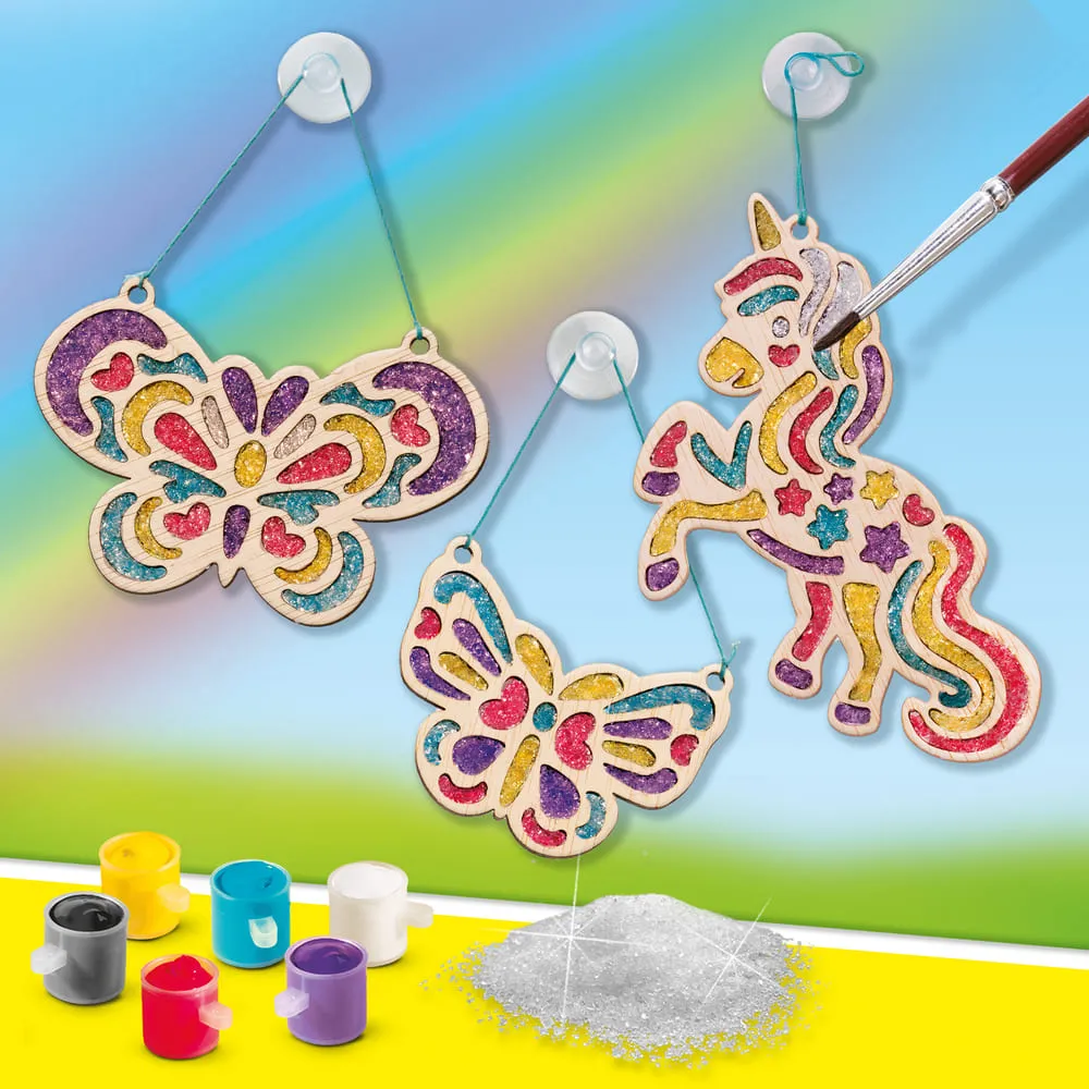 SES Creative Easy Diamonds Suncatchers solfangere 3 stk