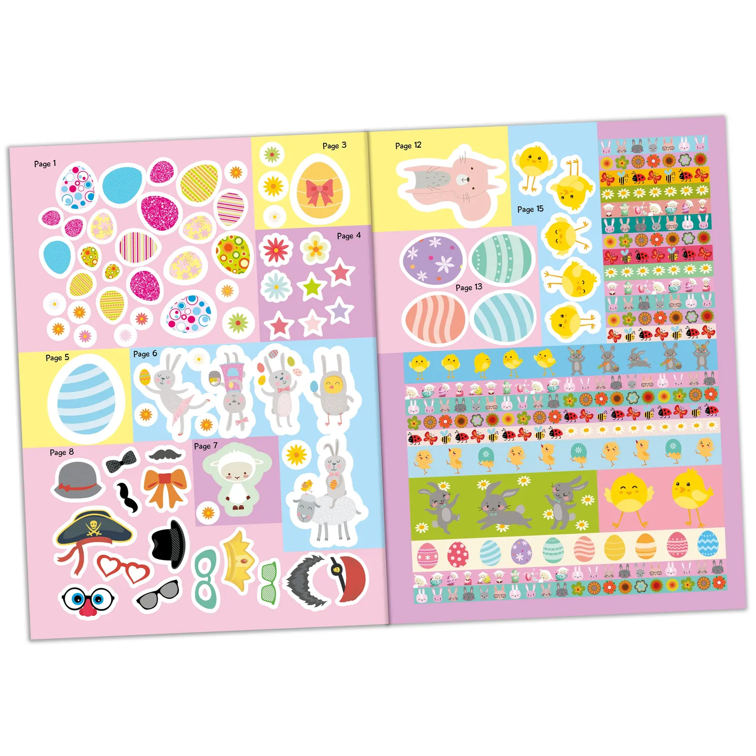 Decoden Magic Easter Fun klistermærkebog påske