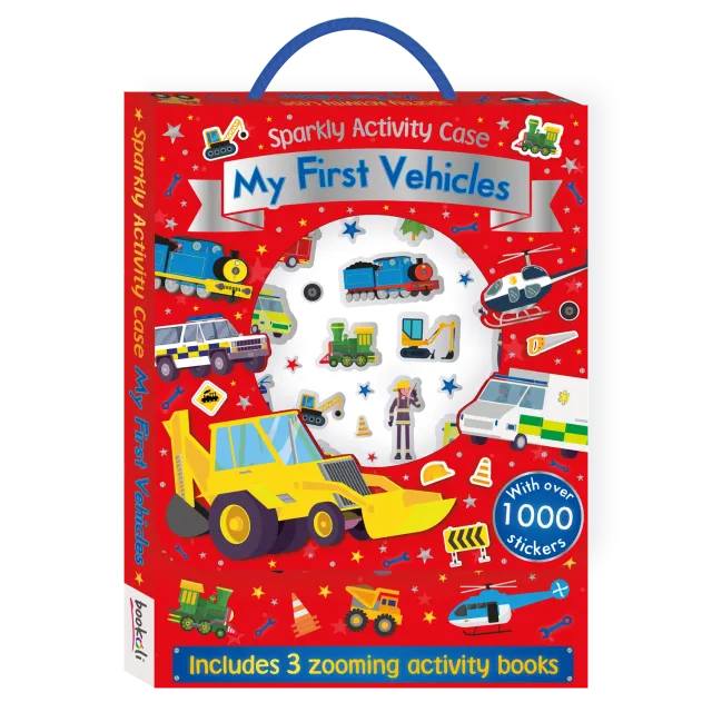 Decoden Magic Sparkly Activity My First Vehicles aktivitetskuffert