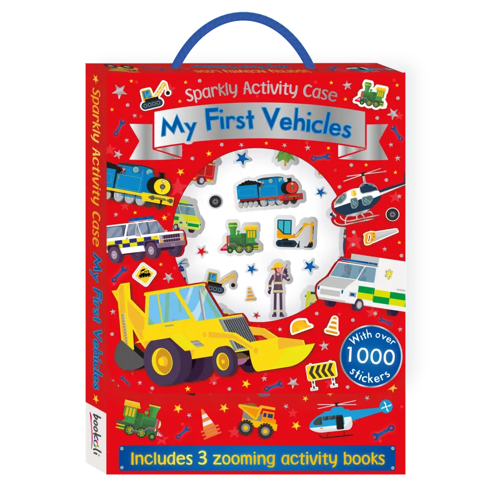 Decoden Magic Sparkly Activity My First Vehicles aktivitetskuffert
