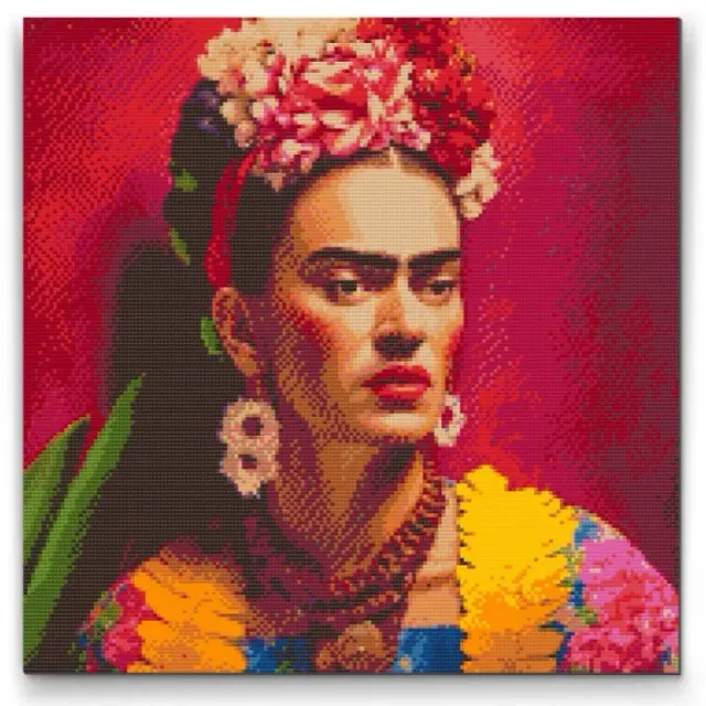 Road2Art Frida Kahlo diamond paint 50x50 cm firkantede