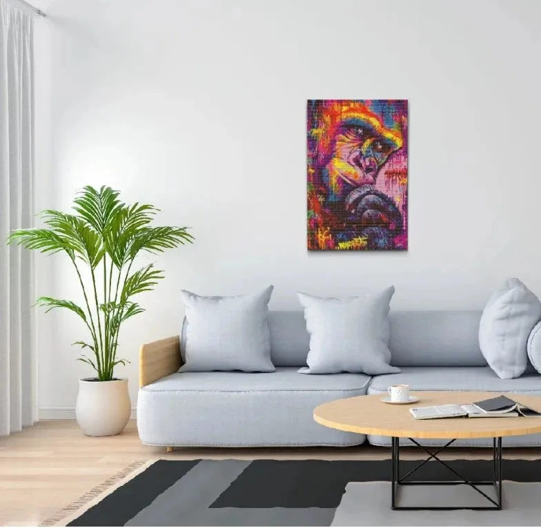 Road2Art Gorilla diamond paint 40x60 cm firkantede