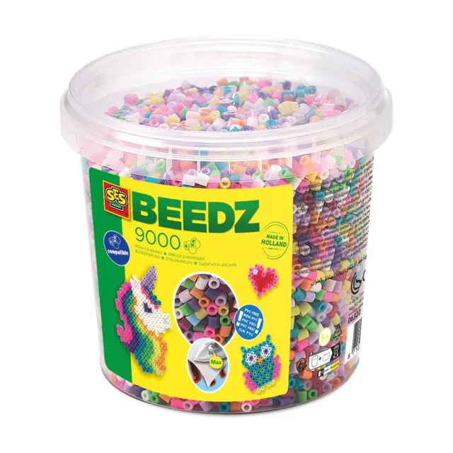 SES Creative Beedz Trendy strygeperler 9000 stk mix