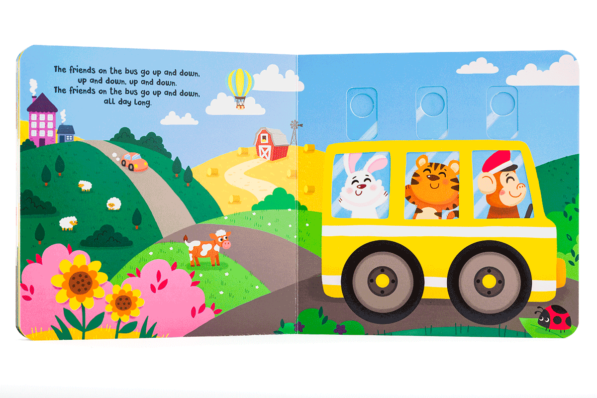 Decoden Magic Play Along With Me Wheels on the Bus papbog med tabs