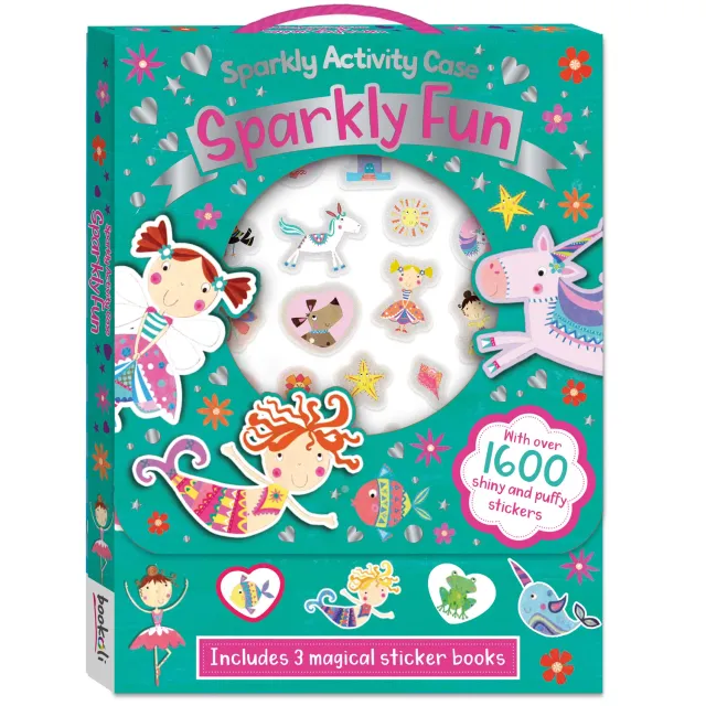 Decoden Magic Sparkly Activity Case Sparkly Fun 3 bøger