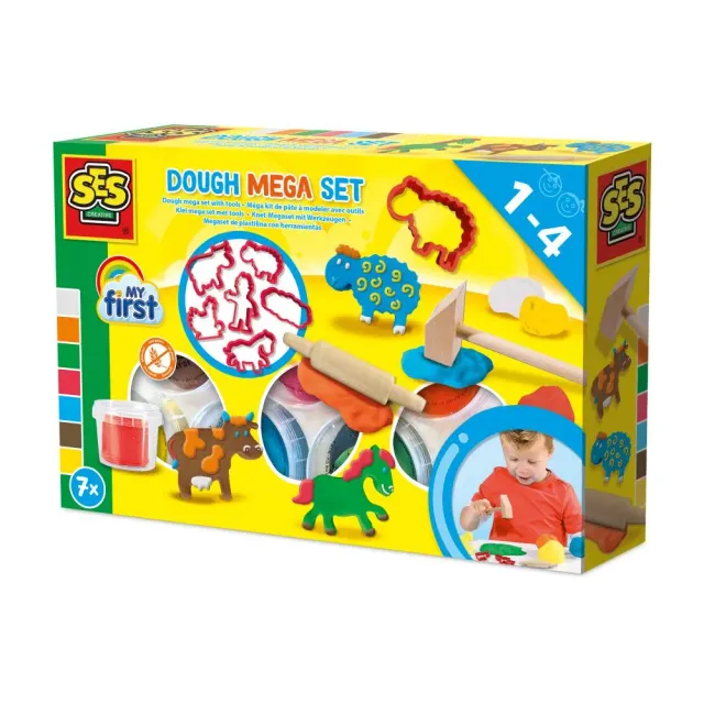 My First modellervoks mega sæt 7 farver tools