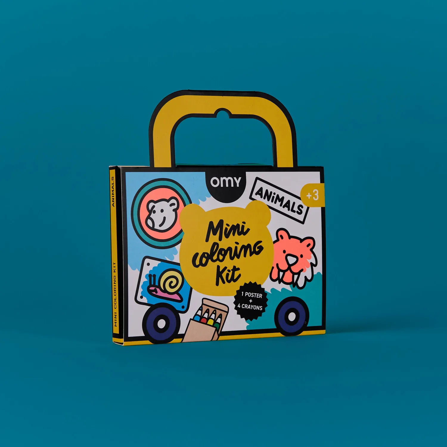 OMY Mini Coloring Kit Animals malesæt dyr 3-7 år
