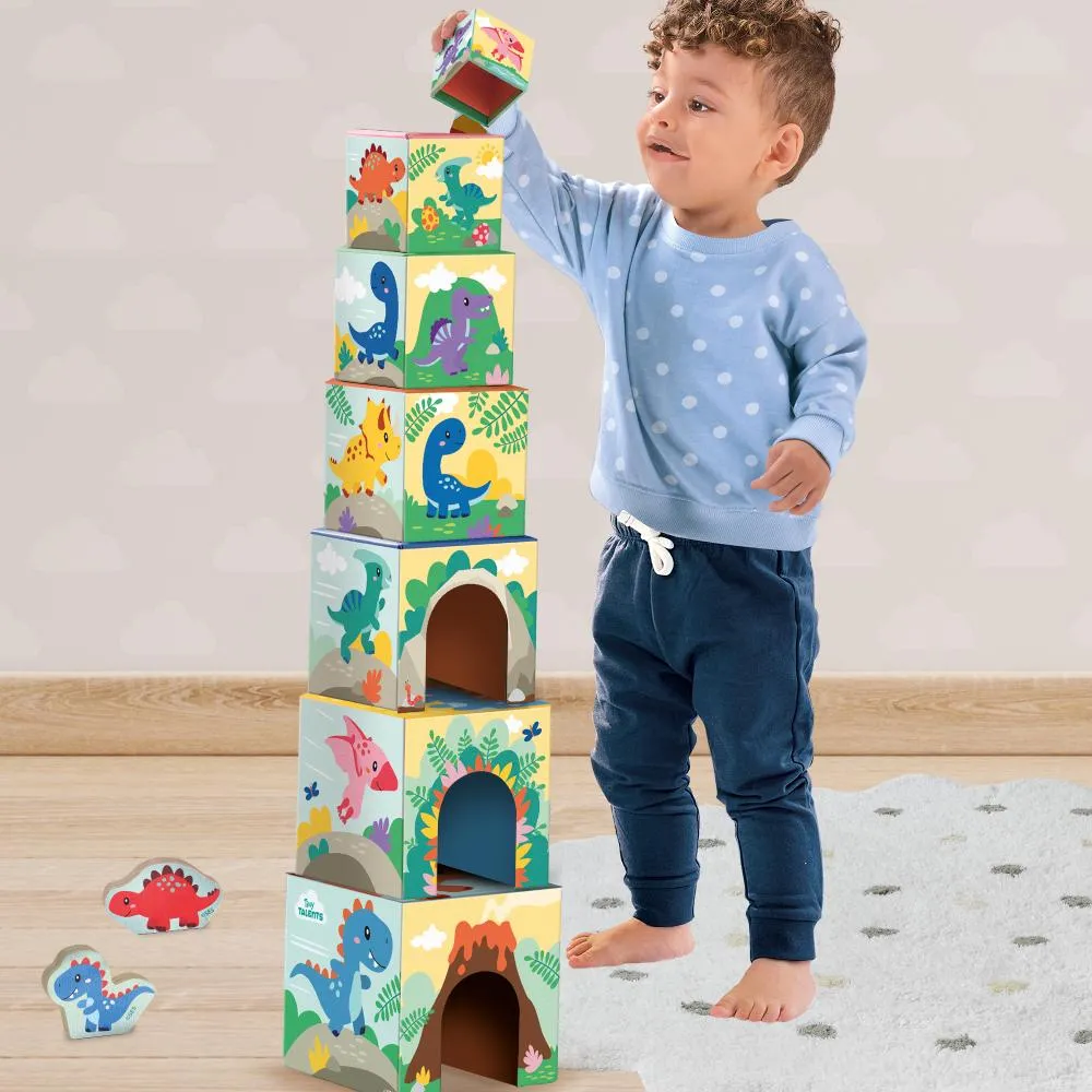 SES Creative Stabelblokke stabletårn dino 11 dele