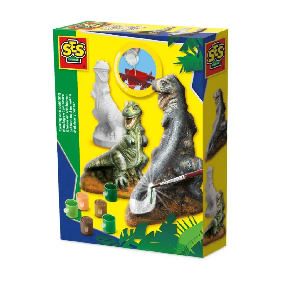 SES Creative Støb og mal T-Rex gipssæt