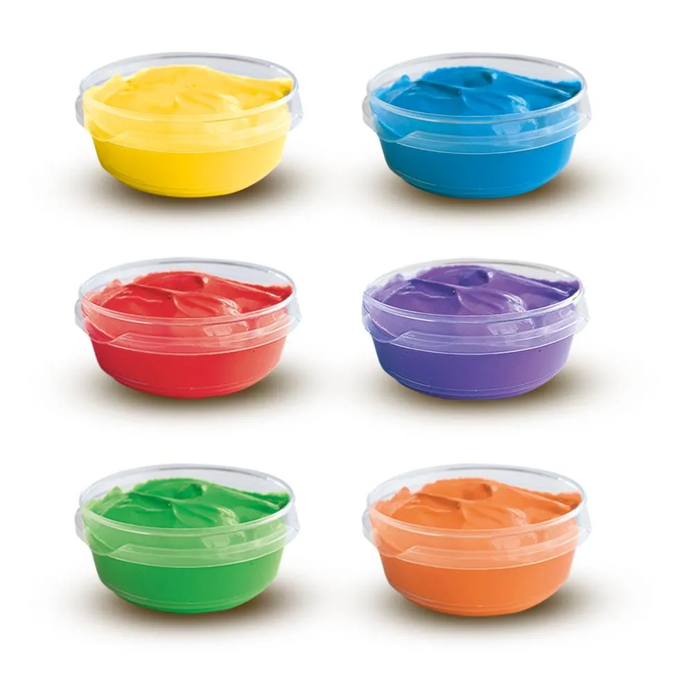 SES Creative fingerfarve 6x45ml vaskbar