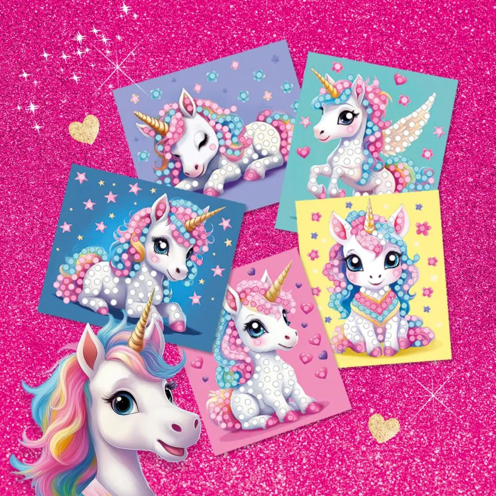 SES Creative Unicorn Diamond Painting 5 kort