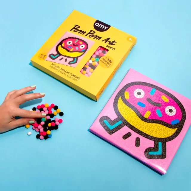 OMY Donut POM01 pomponsæt 500 pomponer