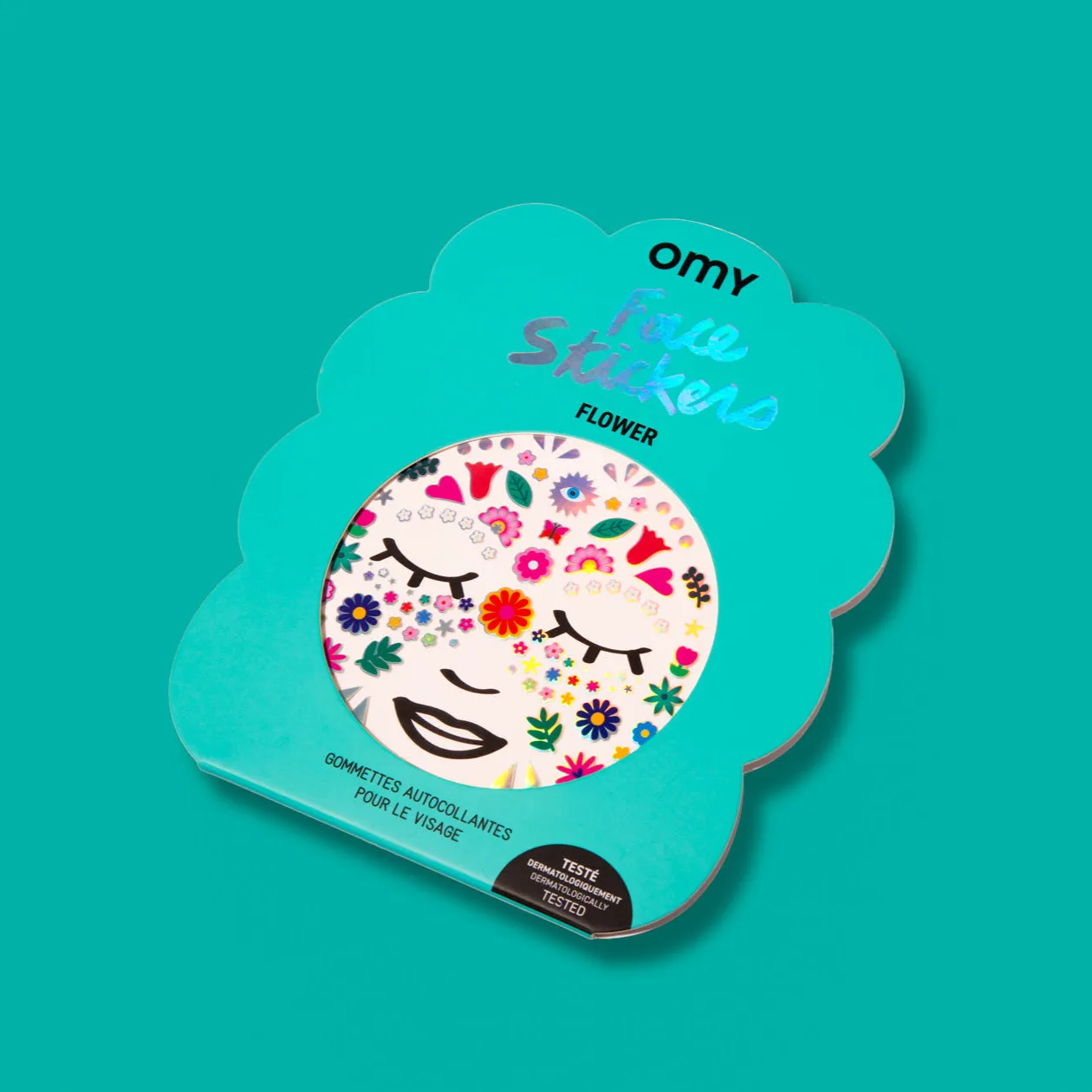 OMY Face Stickers Flower ansigtsstickers 85 stk repositionerbare