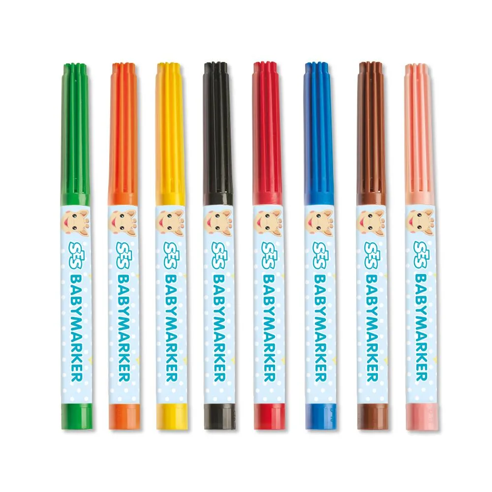 Sophie la Girafe Babymarkers tusser 8 stk vaskbare