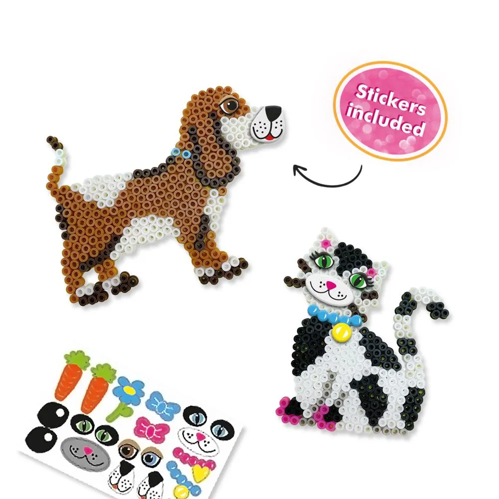 SES Creative Beedz strygeperler kæledyr 2200 stk med plader