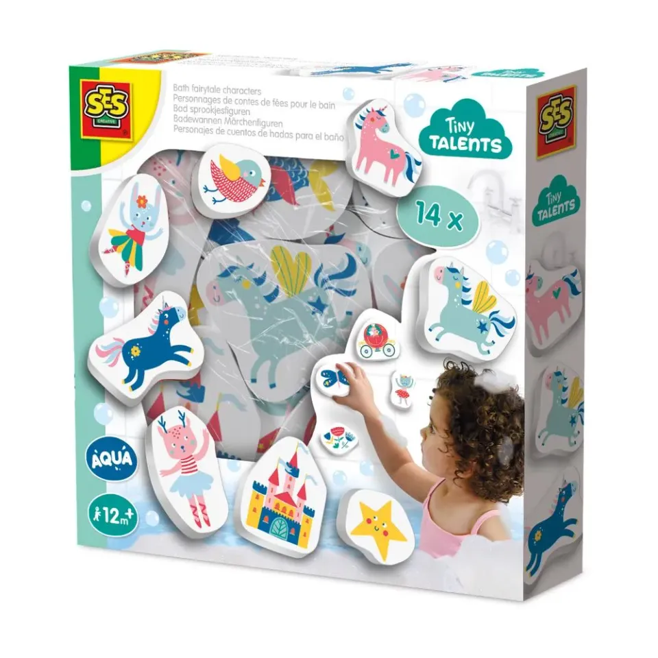 SES Creative badefigurer eventyr skum 14 stk