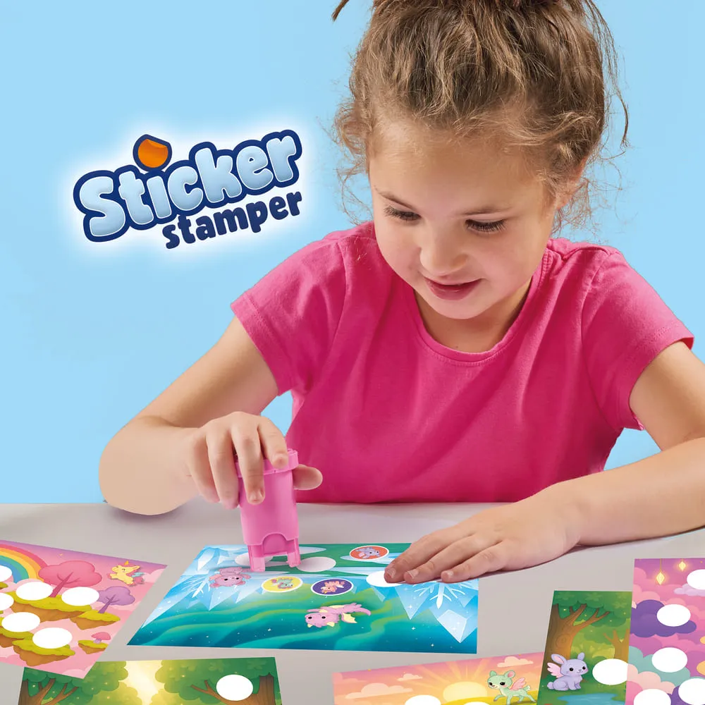 SES Creative Sticker Stamper klistermærker fantasidyr