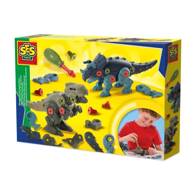 SES Creative Dino Skruekonstruktion byggesæt 56 dele