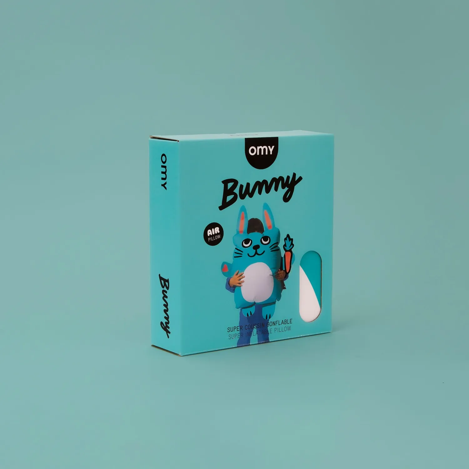 OMY Bunny oppustelig kæmpepude kanin