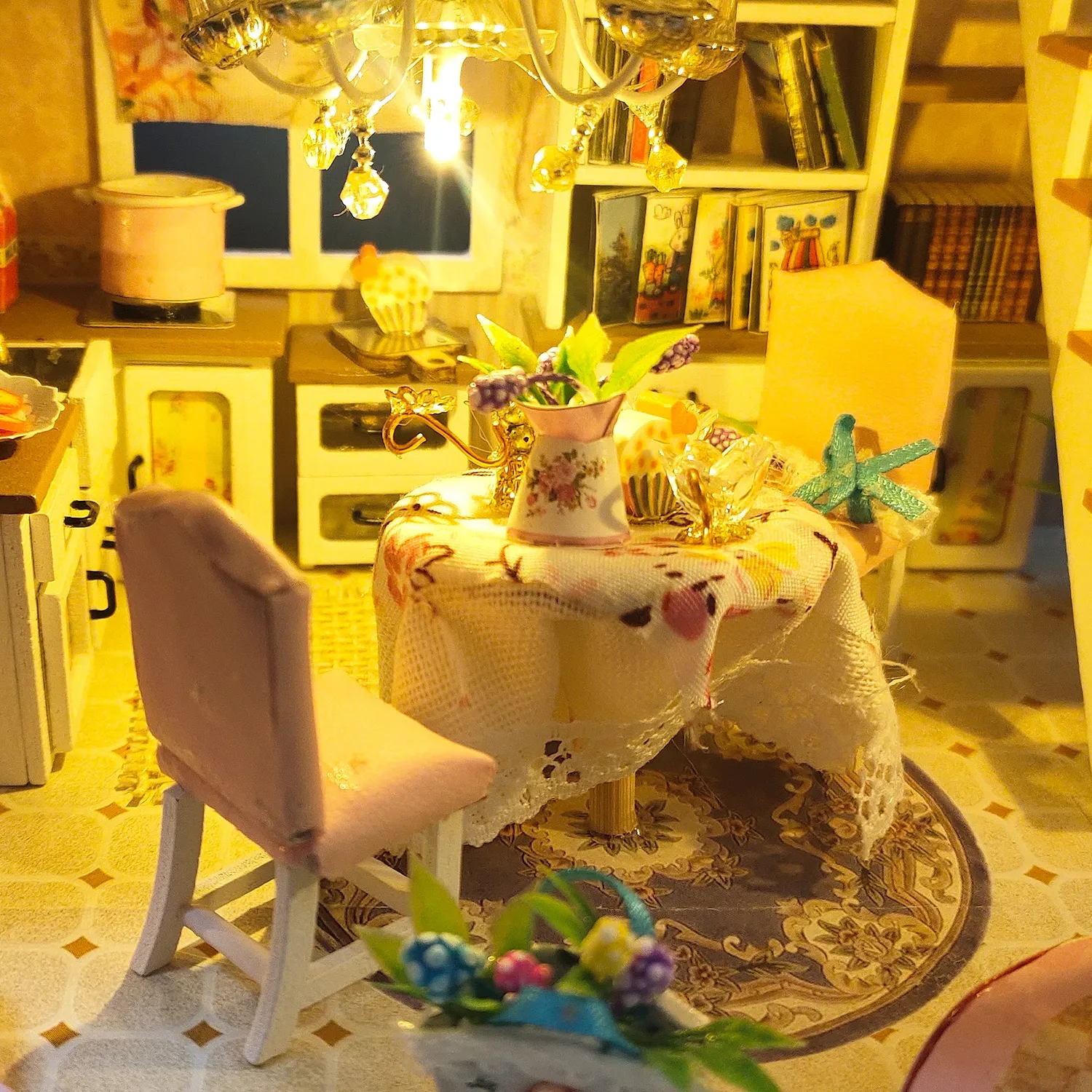 craftsy.dk Sød Verden miniature diorama DIY LED-hus
