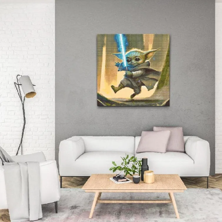 Road2Art Baby Yoda diamond painting 50x50 cm 5D