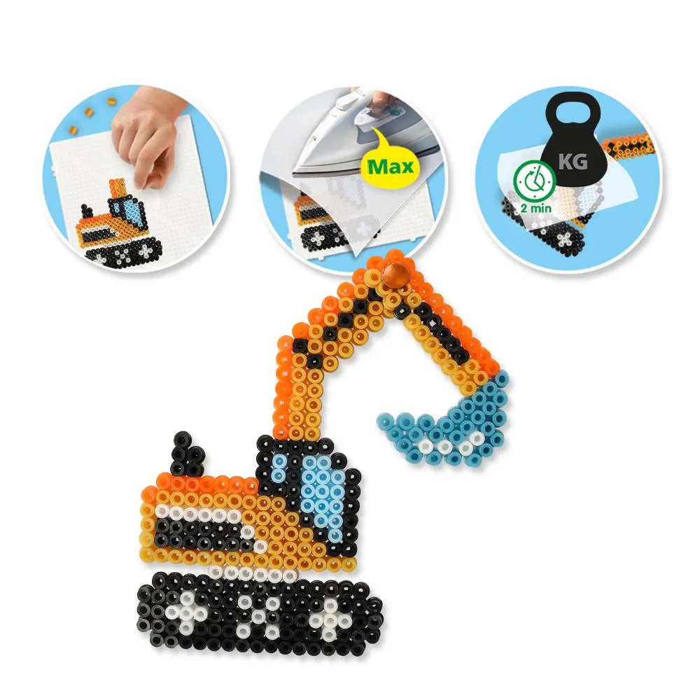 SES Creative Beedz Byggekøretøjer strygperler 2400 stk