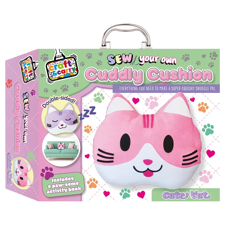 Decoden Magic Sew Your Own Cute Cat sysæt kattepude 6-12 år