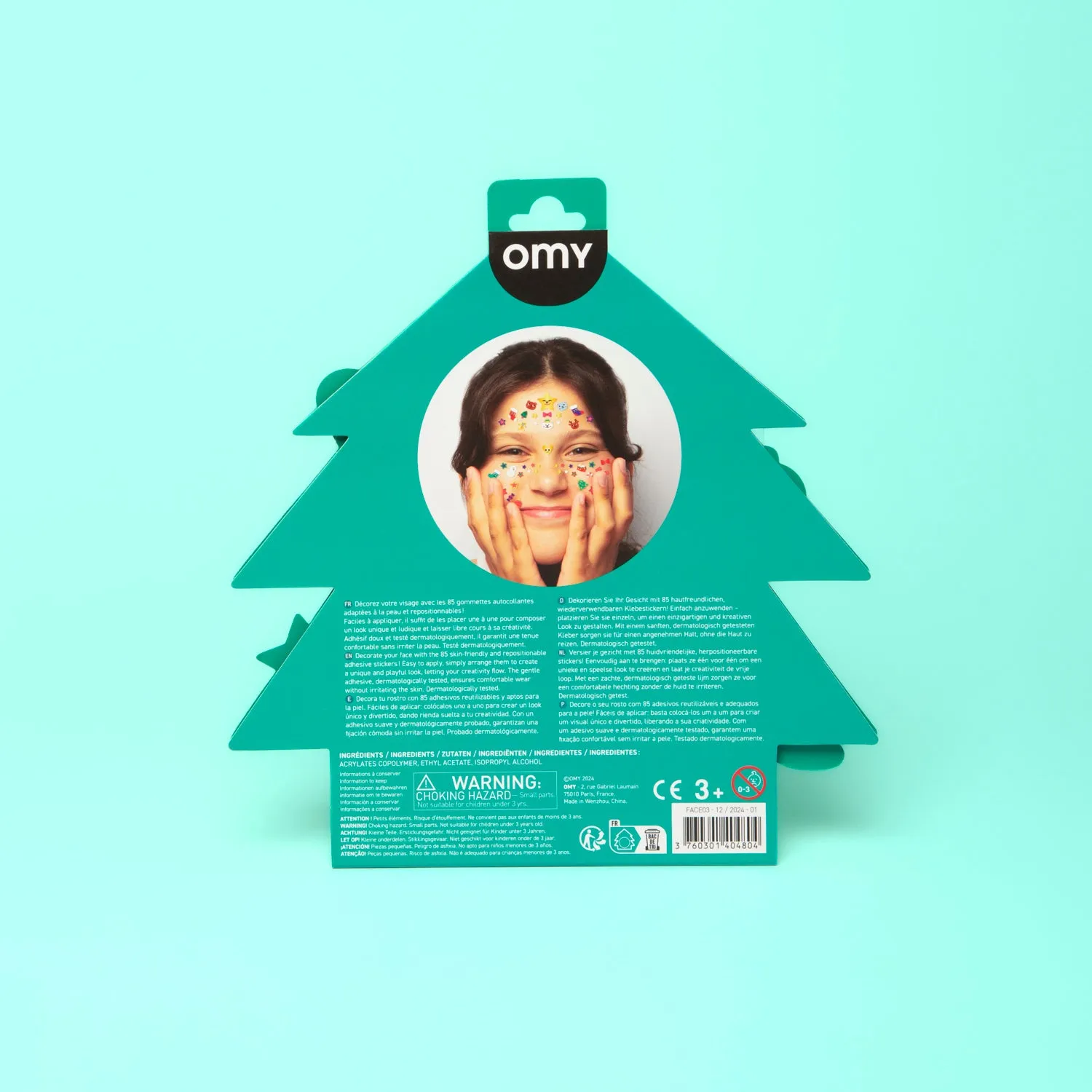 OMY Magic Tree ansigtsstickers jul 85 stk