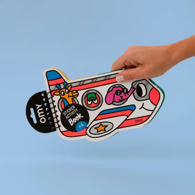 OMY Vroom klistermærkebog bil fra 4 år