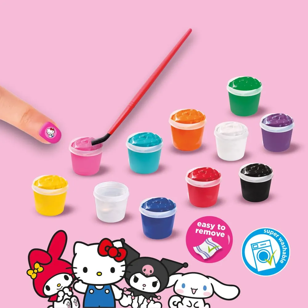SES Hello Kitty Friends neglesæt 12 lakker stickers