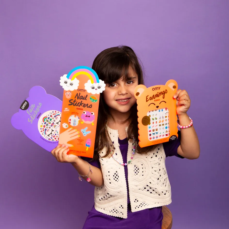 OMY Body Art Box Kawaii klistermærkesæt til børn