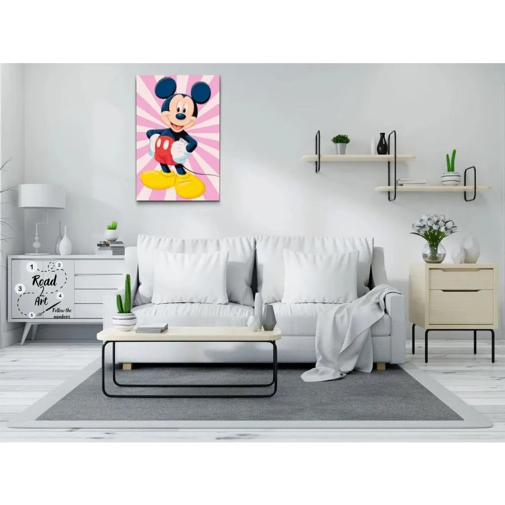 Road2Art Mickey Mouse diamond painting 60x80 cm