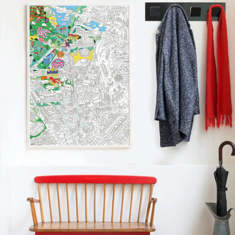OMY Bordeaux POS21 maleplakat kæmpe by