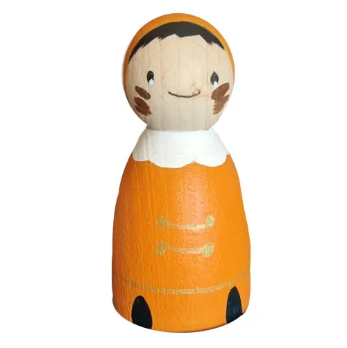 Puur spelen Peg dolls træfigurer sanseleg