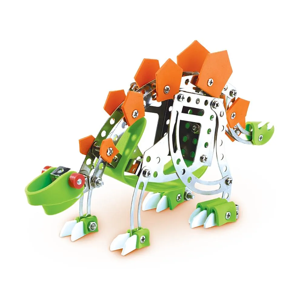 SES Creative Metal Dino byggesæt 7 år skruer værktøj