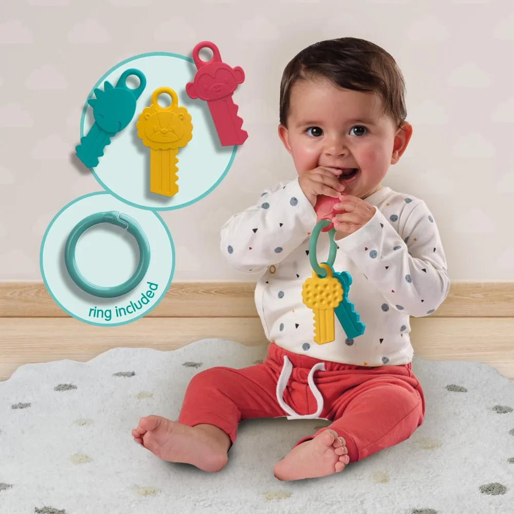SES Creative Sensory bidelegetøj nøgler 3 stk dyr