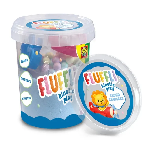 SES Creative Fluffli Cloud Cruisers sanselegetøj 100 g