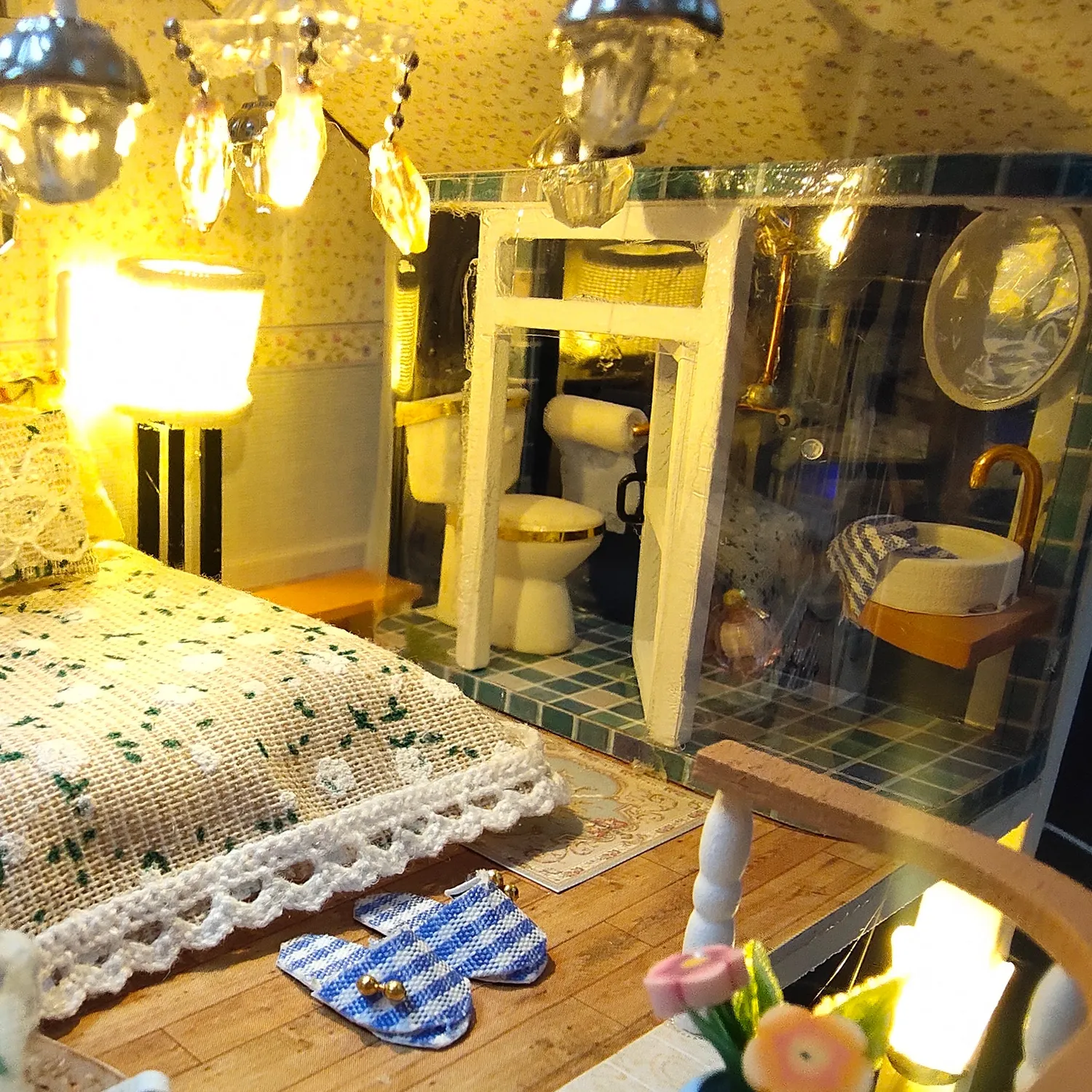 craftsy.dk Sød Verden miniature diorama DIY LED-hus