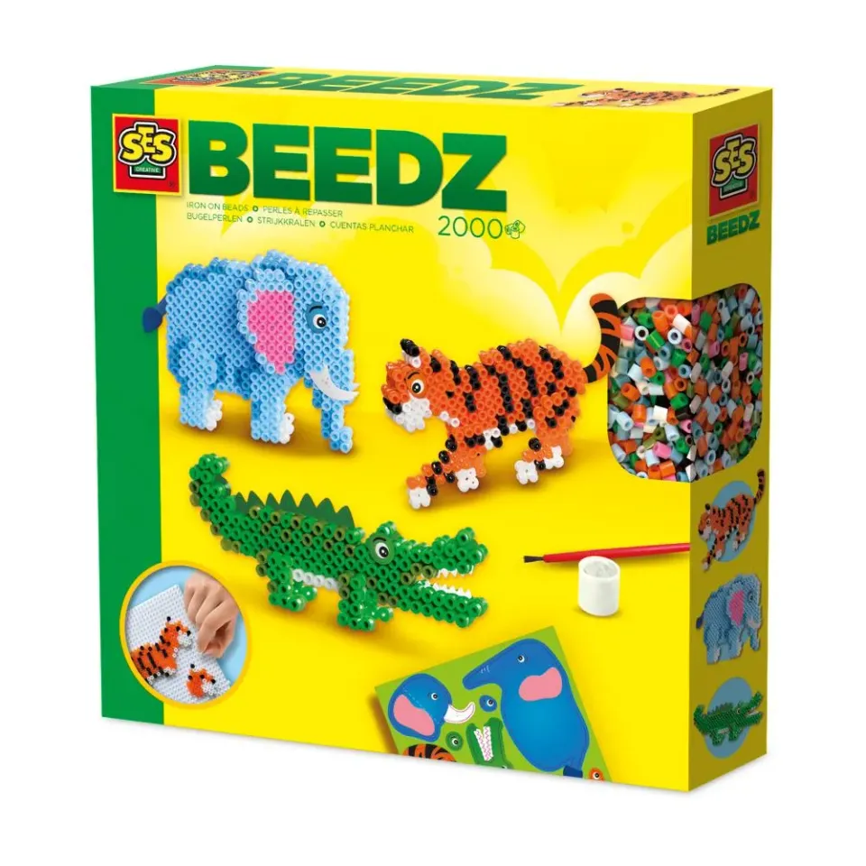 SES Creative Beedz strygperler safari 2000 stk