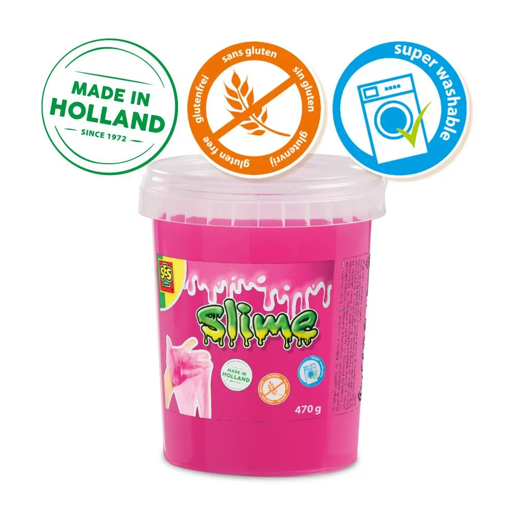SES Creative slim neonrosa 470 g bøtte