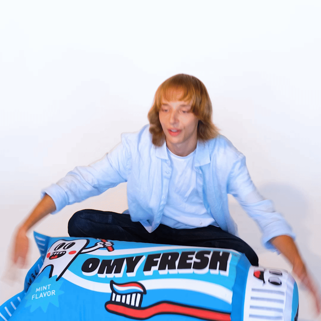 OMY Fresh kæmpepude oppustelig