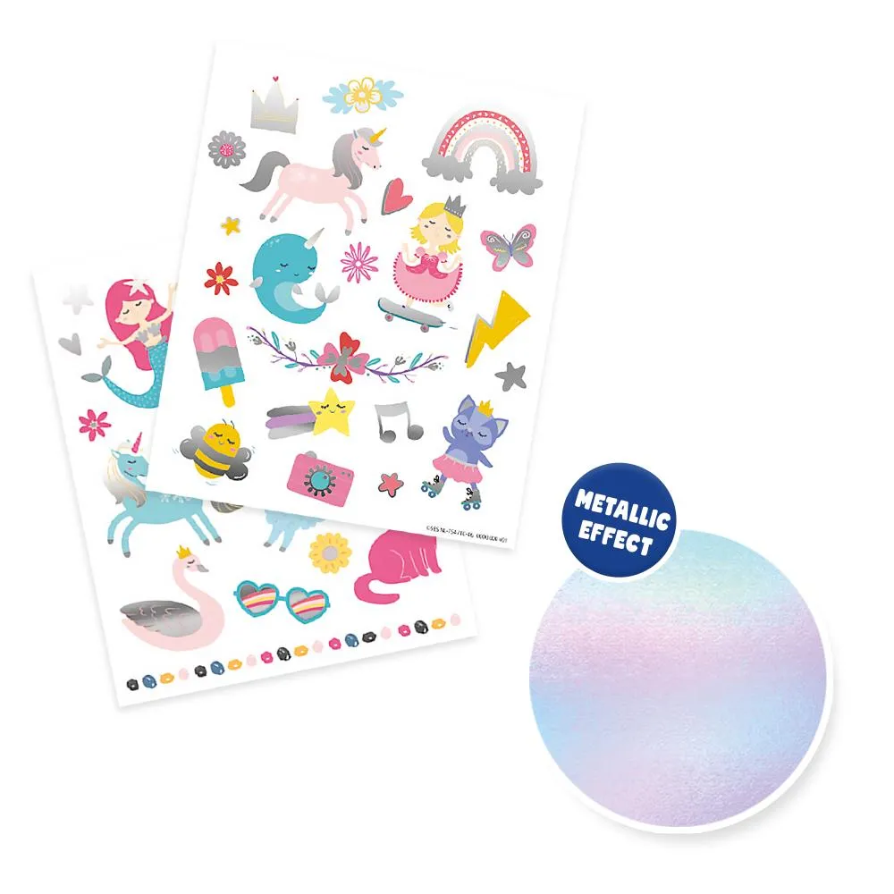 SES Creative Sprookjes tatoveringer 40 stk metallic
