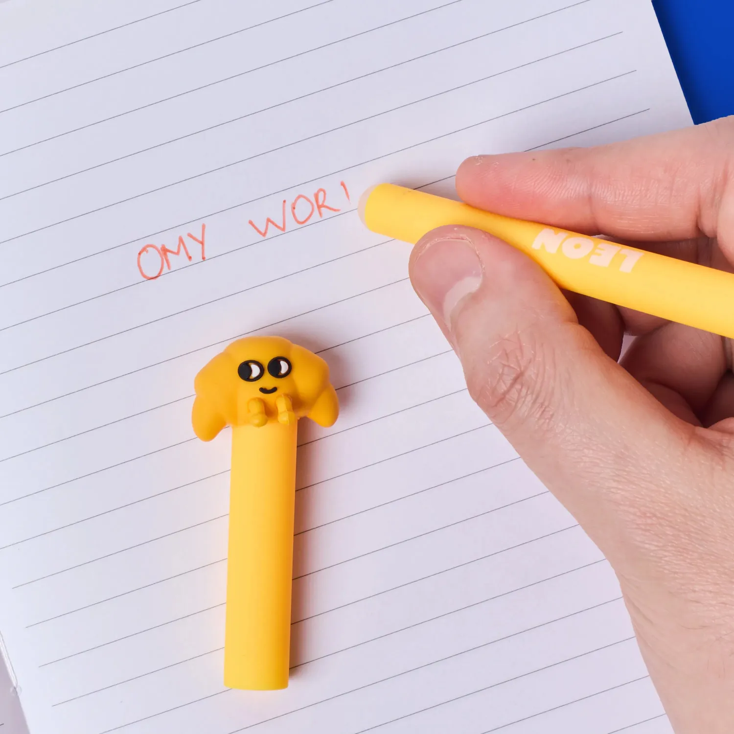 OMY Pen Buddies kuglepenne Leon Miky 2 stk sletbare