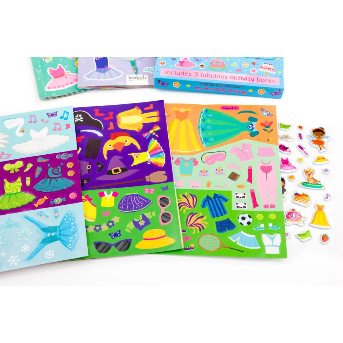 Decoden Magic Dolly Dressing klistermærkebøger 3 stk